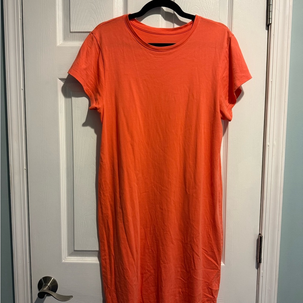 Universal Thread Bright Coral Tshirt Dress